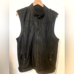 Jan Hilmer Men”s leather vest